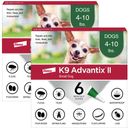 K9 Advantix II Small Dogs 4-10 lbs. | Vet-Recommended Flea, Tick & Mosquito Treatment & Prevention | 12-Mo Supply