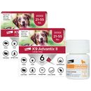 K9 Advantix II Large Dogs 21.55 lbs. | Vet-Recommended Flea, Tick & Mosquito Treatment & Prevention | 12-Mo Supply + Tapeworm Dewormer for Dogs (5 Tablets)