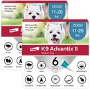 K9 Advantix II Medium Dogs 11-20 lbs. | Vet-Recommended Flea, Tick & Mosquito Treatment & Prevention | 12-Mo Supply
