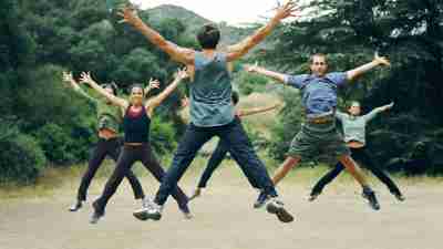 A group of people with ADHD exercise as part of ADHD treatment plan.