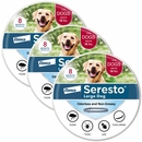 Seresto Large Dog Vet-Recommended Flea & Tick Treatment & Prevention Collar for Dogs Over 18 lbs.|3 Pack