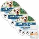 Seresto Small Dog Vet-Recommended Flea & Tick Treatment & Prevention Collar for Dogs Under 18 lbs.|3 Pack  + Tapeworm Dewormer for Dogs (5 Tablets)