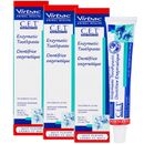3-PACK Virbac CET Toothpaste for Dogs & Cats 7.5 oz (210 gm) - Malt