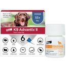 K9 Advantix II XL Dogs Over 55 lbs. | Vet-Recommended Flea, Tick & Mosquito Treatment & Prevention | 4-Mo Supply + Tapeworm Dewormer for Dogs (5 Tablets)