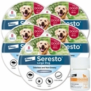 Seresto Large Dog Vet-Recommended Flea & Tick Treatment & Prevention Collar for Dogs Over 18 lbs.|6 Pack  + Tapeworm Dewormer for Dogs (5 Tablets)
