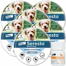 Seresto Small Dog Vet-Recommended Flea & Tick Treatment & Prevention Collar for Dogs Under 18 lbs.|6 Pack  + Tapeworm Dewormer for Dogs (5 Tablets)