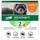 Advantage II Ferret 1+ lbs. Vet-Recommended Flea Treatment & Prevention|2-Month Supply
