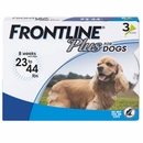 Frontline Plus for Dogs 23-44 lbs, 3 Month