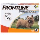 Frontline Plus for Dogs 5-22 lbs, 6 Month