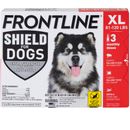 Frontline Shield Flea & Tick Treatment for Extra Large Dogs, 81 - 120 lbs, 3 doses