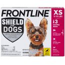 Frontline Shield Flea & Tick Treatment for Extra Small Dogs, 5 - 10 lbs, 3 doses