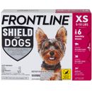 Frontline Shield Flea & Tick Treatment for Extra Small Dogs, 5 - 10 lbs, 6 doses