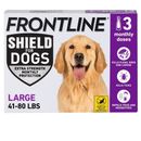 Frontline Shield Flea & Tick Treatment for Large Dogs, 41 - 80 lbs, 3 doses