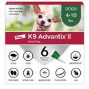 K9 Advantix II Small Dogs 4-10 lbs. | Vet-Recommended Flea, Tick & Mosquito Treatment & Prevention | 6-Mo Supply