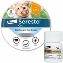 Seresto Cat Vet-Recommended Flea & Tick Treatment & Prevention Collar for Cats|8 Months Protection + Tapeworm Dewormer for Cats (3 Tablets)