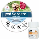 Seresto Large Dog Vet-Recommended Flea & Tick Treatment & Prevention Collar for Dogs Over 18 lbs.|8 Months Protection  + Tapeworm Dewormer for Dogs (5 Tablets)