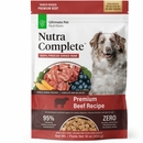 Ultimate Pet Nutrition Freeze Dried Raw Nutra Complete Beef Dog Food 16 oz