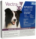 Vectra 3D BLUE for Dogs & Puppies 21-55 lbs - 3 Doses