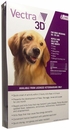 Vectra 3D PURPLE for Dogs 56-95 lbs - 6 Doses