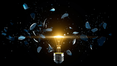 exploding lightbulb, symbolizing unharnessed ADHD superpower